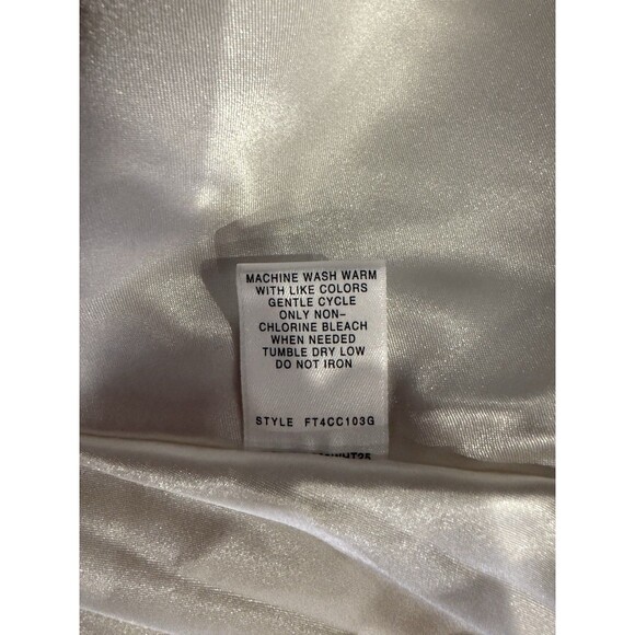 Gianni Bini GB Girls Cream Faux Fur Capelet, Size L/XL - Picture 5 of 6